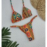 Conjunto Summer Tribal Laranja