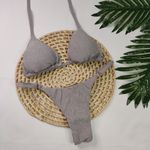 Conjunto Summer Lurex Cinza