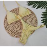 Conjunto Summer Amarelo Canelado