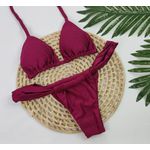 Conjunto Taiti Vinho Canelado
