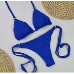 Lacinho Argolas Azul Royal
