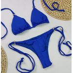 Lacinho Argolas Azul Royal
