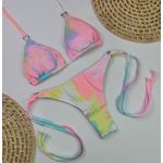 Lacinho Argolas Tie Dye Colors