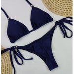 Lacinho Argolas Azul Marinho Trilobol