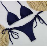 Lacinho Argolas Azul Marinho Trilobol