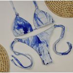 Lacinho Argolas Tie Dye Oceano