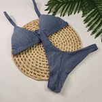 New Comfort Lurex Blue Jeans