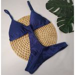 New Comfort Azul Marinho Canelado