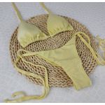 Lacinho Summer Amarelo Canelado