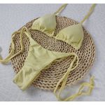 Lacinho Summer Amarelo Canelado