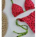 Lacinho Summer Melancia com tiras verdes