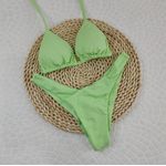 Conjunto Liz Verde limão Liso