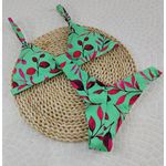 New Comfort Folhagem Verde com rosa