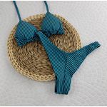 Conjunto Liz Listrado Azul