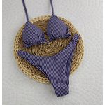 Conjunto Liz Listrado Lilás