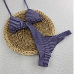 Conjunto Liz Listrado Lilás