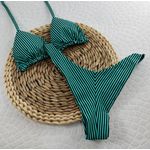 Conjunto Liz Listrado Verde