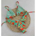 New Comfort Folhagem Laranja com Verde
