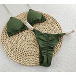 Conjunto Summer Cacto com Tiras Marfim
