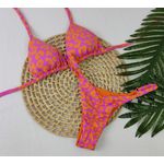 Conjunto Summer Onça Rosa com Laranja