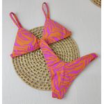 New Comfort Zebra Rosa Com Laranja