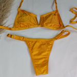 Conjunto Aro V + Ivy Ouro Maldivas Canelado