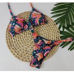 Conjunto Summer Bananinha Azul Petróleo