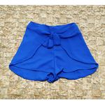 Short Transpassado Azul Royal