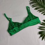 Top Amarração Verde Bandeira Canelado