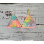 Top Triângulo Fixo Tie Dye Colors