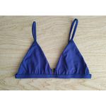 Top Triângulo Fixo Azul Royal