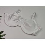 Top Meia Taça Branco Canelado