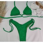 Conjunto Manu Dots Verde Bandeira
