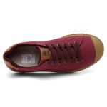 Tenis Feminino Casual Carmina Morana- Vinho com Bege
