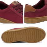 Tenis Feminino Casual Carmina Morana- Vinho com Bege