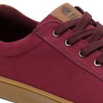Tenis Feminino Casual Carmina Morana- Vinho com Bege