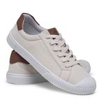 Tenis Feminino Casual Carmina Morana Off White