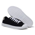 Tenis Feminino Casual Carmina Morana- Preto com Dourado