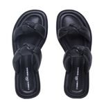 Sandalia Feminina Puffer Carmina Morana- Preta