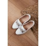 Mocassim Loafer Corrente Luxo_109- Branco