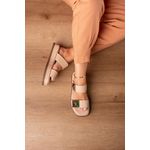 SANDÁLIA FLATFORM MAX PIRÂMIDE 5 CM_160-NUDE