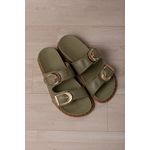 Sandália Papete Birken Fivela_3022- Verde