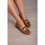 Mocassim Fivela Tira Quadrada Super Confortável_3032- Caramelo