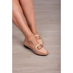 Mocassim Fivela Tira Quadrada Super Confortável_3032- Rose