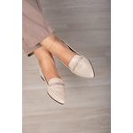 Sapatilha Fivela Luxo Super Confortável_3062- Creme