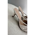 Scarpin Mule com laço Verniz salto 7cm