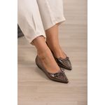 Sapatilha Laço Tresse_3074- Prata Velho