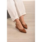 Sapatilha Slingback c/ Mini Fivela