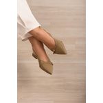 Sapatilha Slingback c/ Mini Fivela