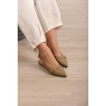 Sapatilha Slingback c/ Mini Fivela
